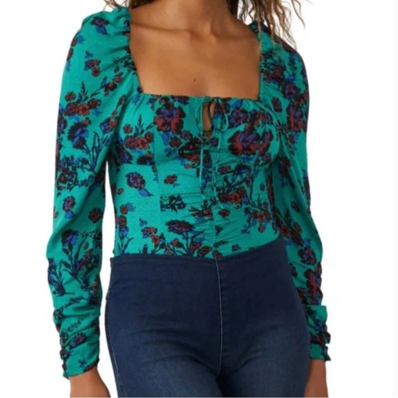 Free People Hilary Printed Top - Picture 3 of 3
